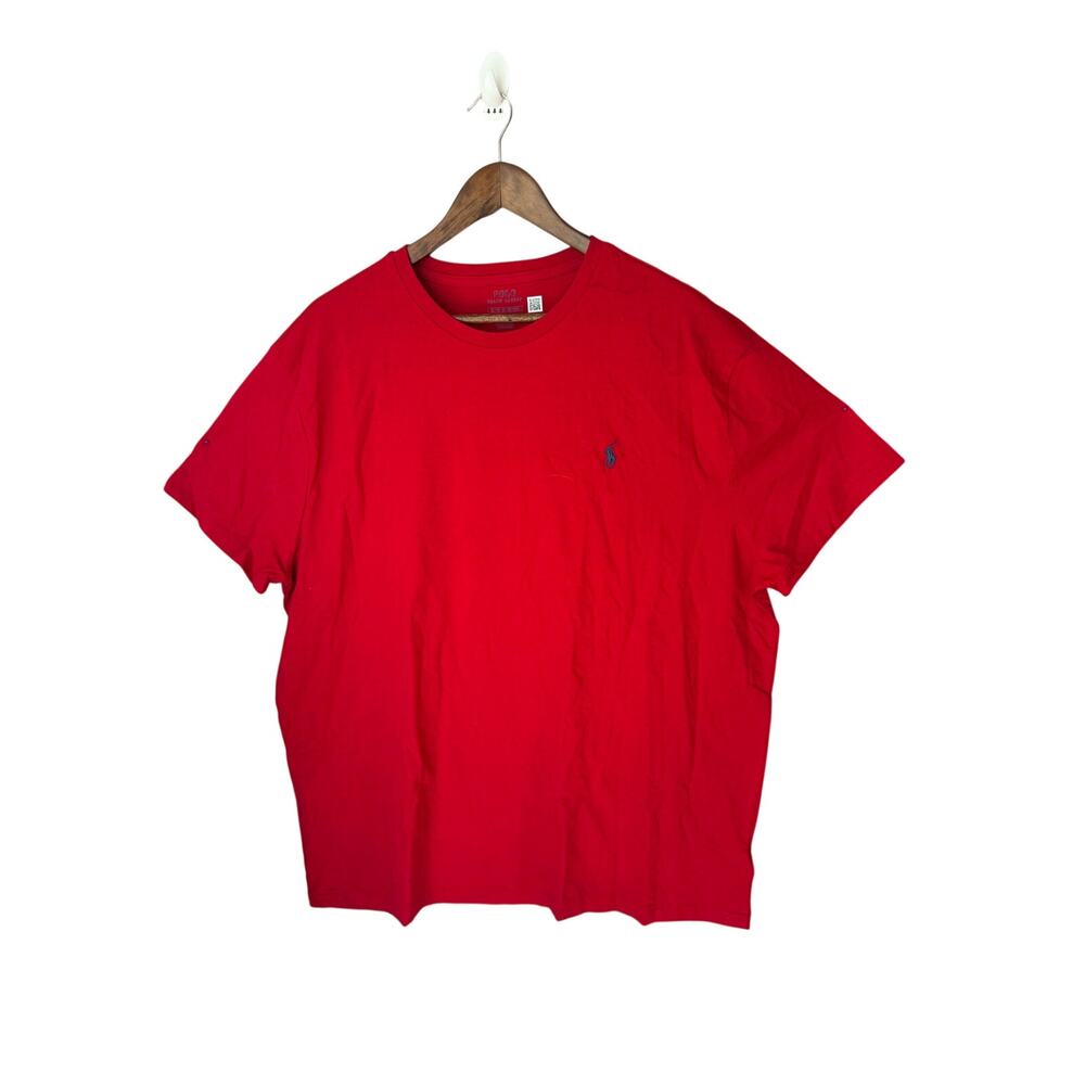 Polo Ralph Lauren T Red XL Pony Logo Preowned Excellent Condition Men’s XL